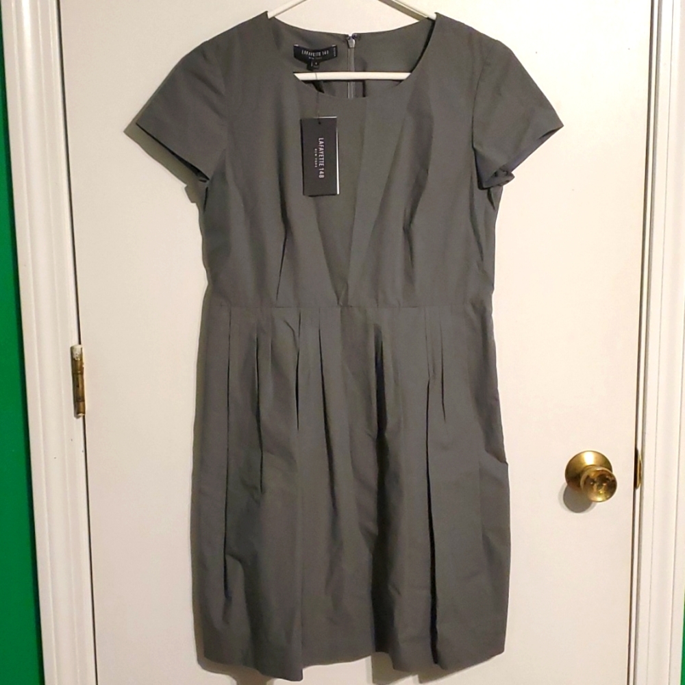 New Lafayette 148 NY women's 4 greenish-grey dress